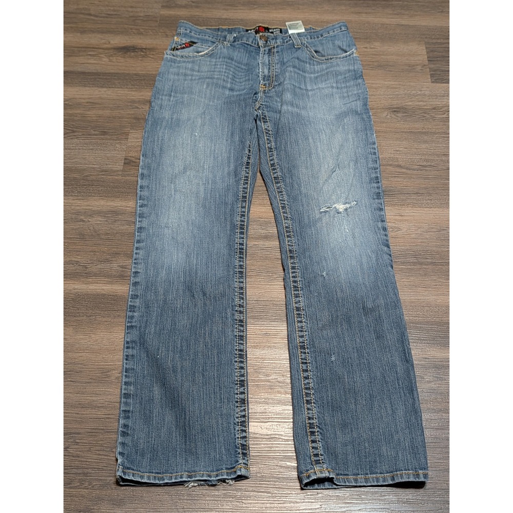 Ariat M4 Relaxed Boot FR Jeans Mens 34x34 Flame Resistant Denim Blue 10005903